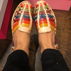 Bright colorful sandals